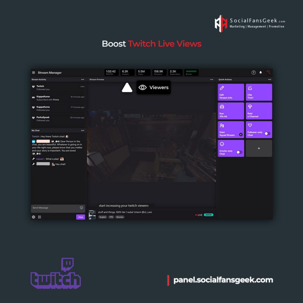 Buy Twitch Live Views